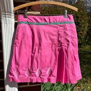 Vintage Lilly Pulitzer Pink Pleated Skirt Women's 2